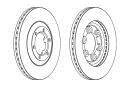 Комплект гальмівних дисків (2 шт) передн Лів/Прав GREAT WALL PEGASUS ISUZU D-MAX I, RODEO, TROOPER II, TROOPER III OPEL FRONTERA A, FRONTERA A SPORT, FRONTERA B, MONTEREY A 2.0-3.5 08.91-06.12 FERODO DDF693