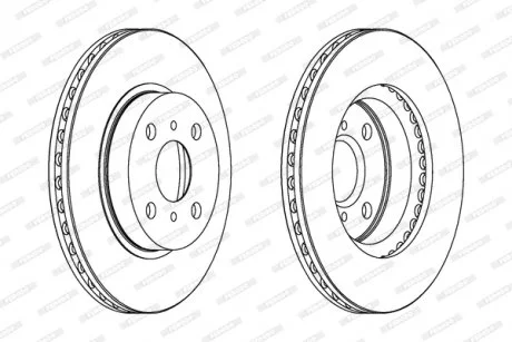 Диск гальмівний FERODO DDF794C