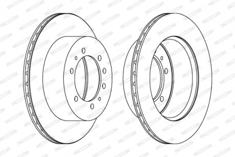 Диск гальмівний FERODO DDF9761