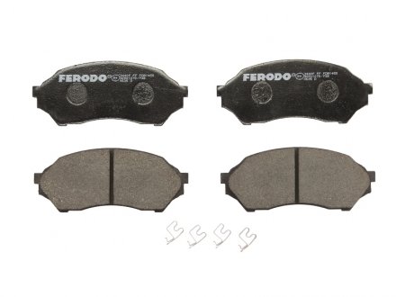 Комплект тормозных колодок, дисковый тормоз FERODO FDB1455 (фото 1)