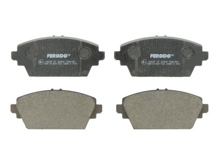 Тормозные колодки, дисковые. FERODO FDB1580 (фото 1)