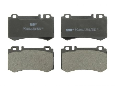 Колодки тормозные задние MB W211/W220 01-08 (brembo) (111,5x63,9x15,8) FERODO FDB1809 (фото 1)