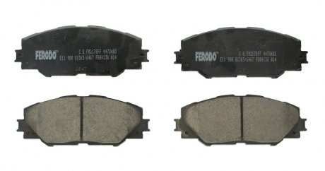 Гальмівні колодки, дискові FERODO FDB4136 (фото 1)