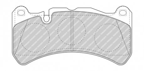 Колодки тормозные дисковые FERODO FDB4212