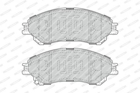 Комплект тормозных колодок, дисковый тормоз FERODO FDB4884