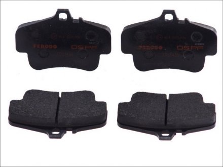 Тормозные колодки, дисковый тормоз (набор) FERODO FDS1435