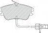 Комплект тормозных колодок, дисковый тормоз FERODO FVR1519 (фото 2)