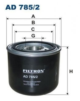 Фільтр масла FILTRON AD 785/2 (фото 1)
