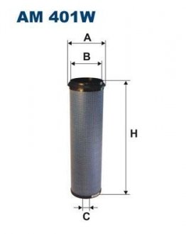 Фильтр воздуха FILTRON AM 401W (фото 1)