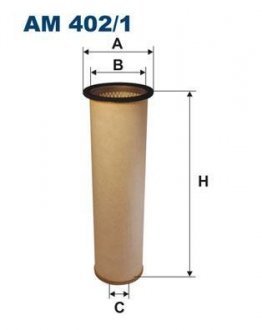 Фільтр повітряний FILTRON AM402/1W