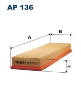 Фільтр повітря FILTRON AP136 (фото 1)