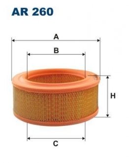 Фільтр повітря FILTRON AR 260 (фото 1)