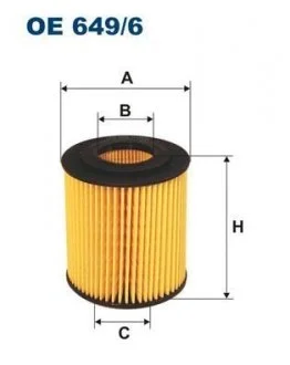 Фільтр масла FILTRON OE649/6