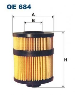 Масляный фильтр FILTRON OE684 (фото 1)