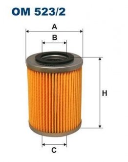 Фільтр масла FILTRON OM523/2