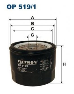 Масляный фильтр FILTRON OP519/1