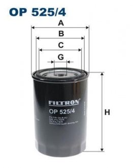 Масляный фильтр FILTRON OP525/4 (фото 1)