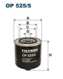 Масляный фильтр FILTRON OP5255
