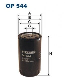 Масляный фильтр FILTRON OP544