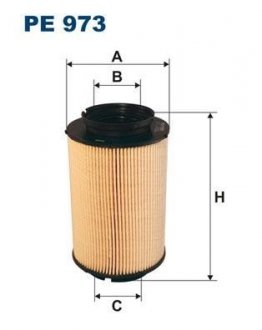 Фільтр паливний, 1.9-2.0SDI (5 болтов) FILTRON PE973