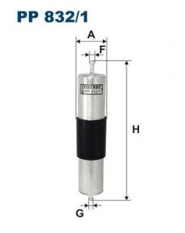 Фільтр палива FILTRON PP832/1