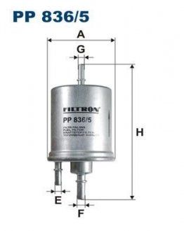 Фільтр палива FILTRON PP836/5