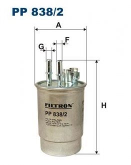 Топливный фильтр FILTRON PP838/2 (фото 1)