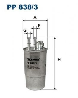 Топливный фильтр FILTRON PP838/3 (фото 1)