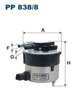 Фільтр палива FILTRON PP838/8
