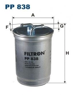 Топливный фильтр FILTRON PP838