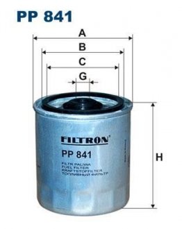 Фильтр топливный FILTRON PP841/3
