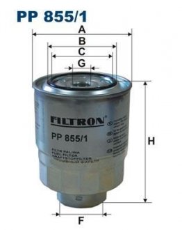 Топливный фильтр FILTRON PP855/1 (фото 1)