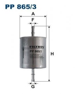 Топливный фильтр FILTRON PP8653