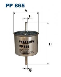 Фільтр палива FILTRON PP865/6 (фото 1)
