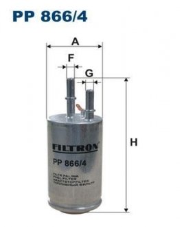 Фільтр палива FILTRON PP866/4