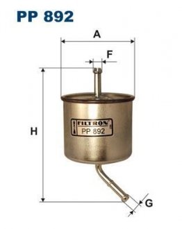 Топливный фильтр FILTRON PP892 (фото 1)