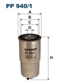 Фільтр палива FILTRON PP940/1