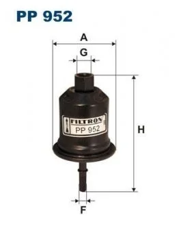 Фото 1 - топливный фильтр FILTRON PP952 Топливный фильтр FILTRON PP952 (фото 1)