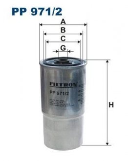 Топливный фильтр FILTRON PP 971/2 (фото 1)