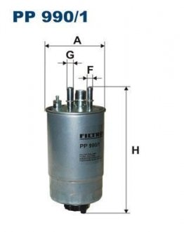 Топливный фильтр FILTRON PP990/1 (фото 1)