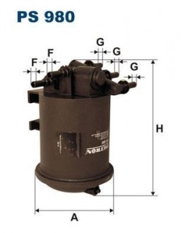 Фільтр палива FILTRON PS980 (фото 1)