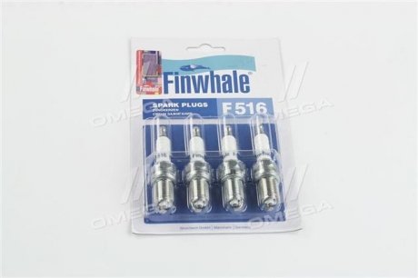 Свічка запалювання ВАЗ 2110-2112, 1117-1119,2170-2172 16 клап (компл.4 шт) (вир-во) Finwhale F516 (фото 1)