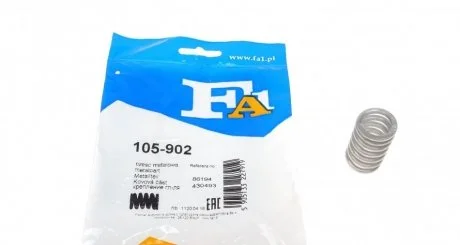 Пружина кріплення труби вихлопної Fischer Automotive One (FA1) 105-902