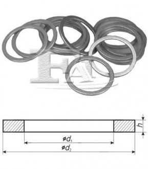 PODKLADKA AL 10.00X14.00X1.00 /10 SZT/ Fischer Automotive One (FA1) 453.310.010 (фото 1)