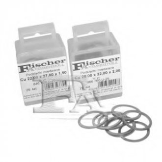 Уплотнительное кольцо, резьбовая пр, Уплотнительное кольцо Fischer Automotive One (FA1) 491310U50 (фото 1)