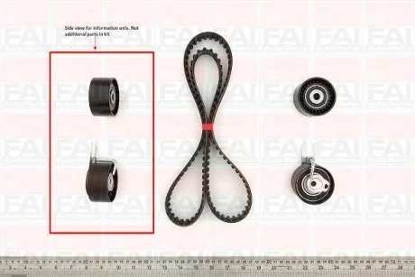 Комплект ременя ГРМ Fischer Automotive One (FA1) TBK190