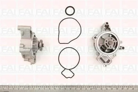 Водяна помпа Opel Vectra C /Astra G 2.0/2.2 01- Fischer Automotive One (FA1) WP6322