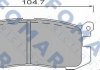 Колодки тормозные дисковые FO 420581