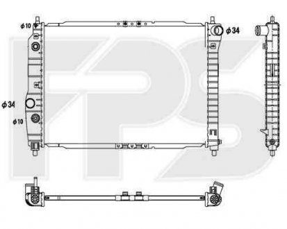Радіатор FPS 17 A698 (фото 1)