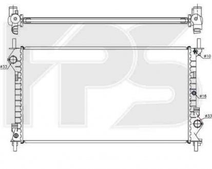 Радіатор FPS 28 A317 (фото 1)